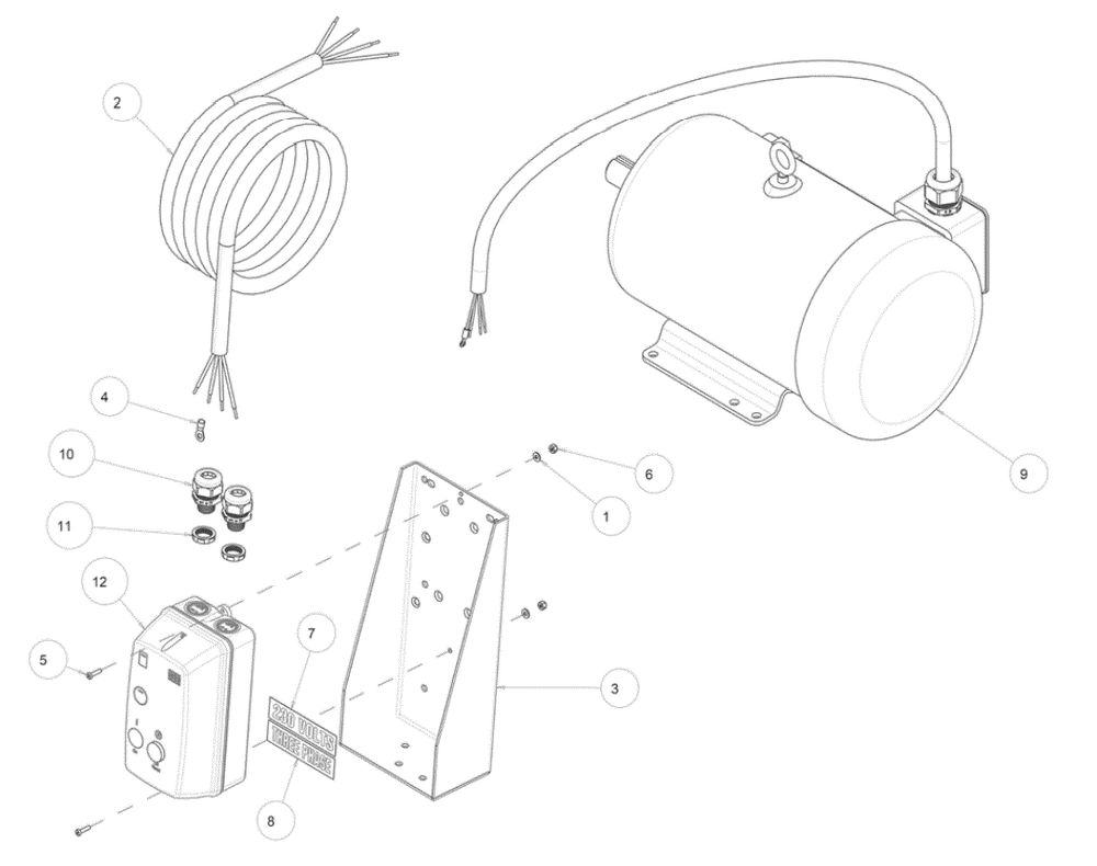 Section 19 Diagram and Parts List for MK-5010T 169331 MK Diamond Concrete Saw
